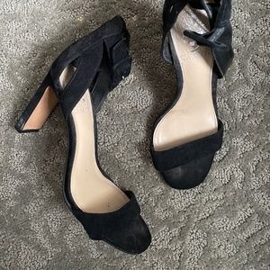 Vince Camuto Black Velvet Heels